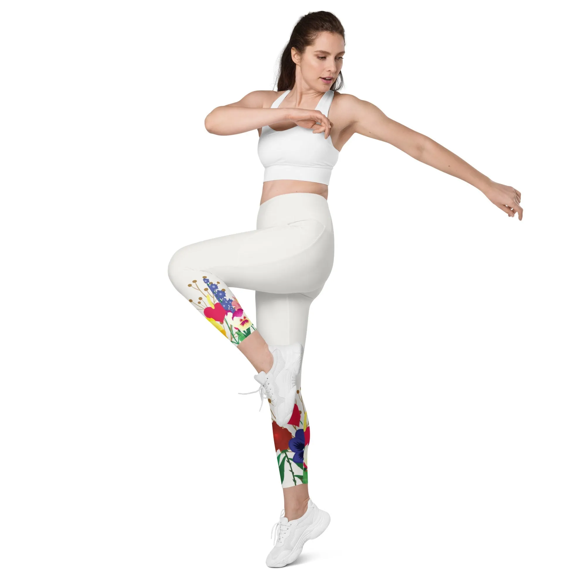 Wonderland Garden Leggings with pockets