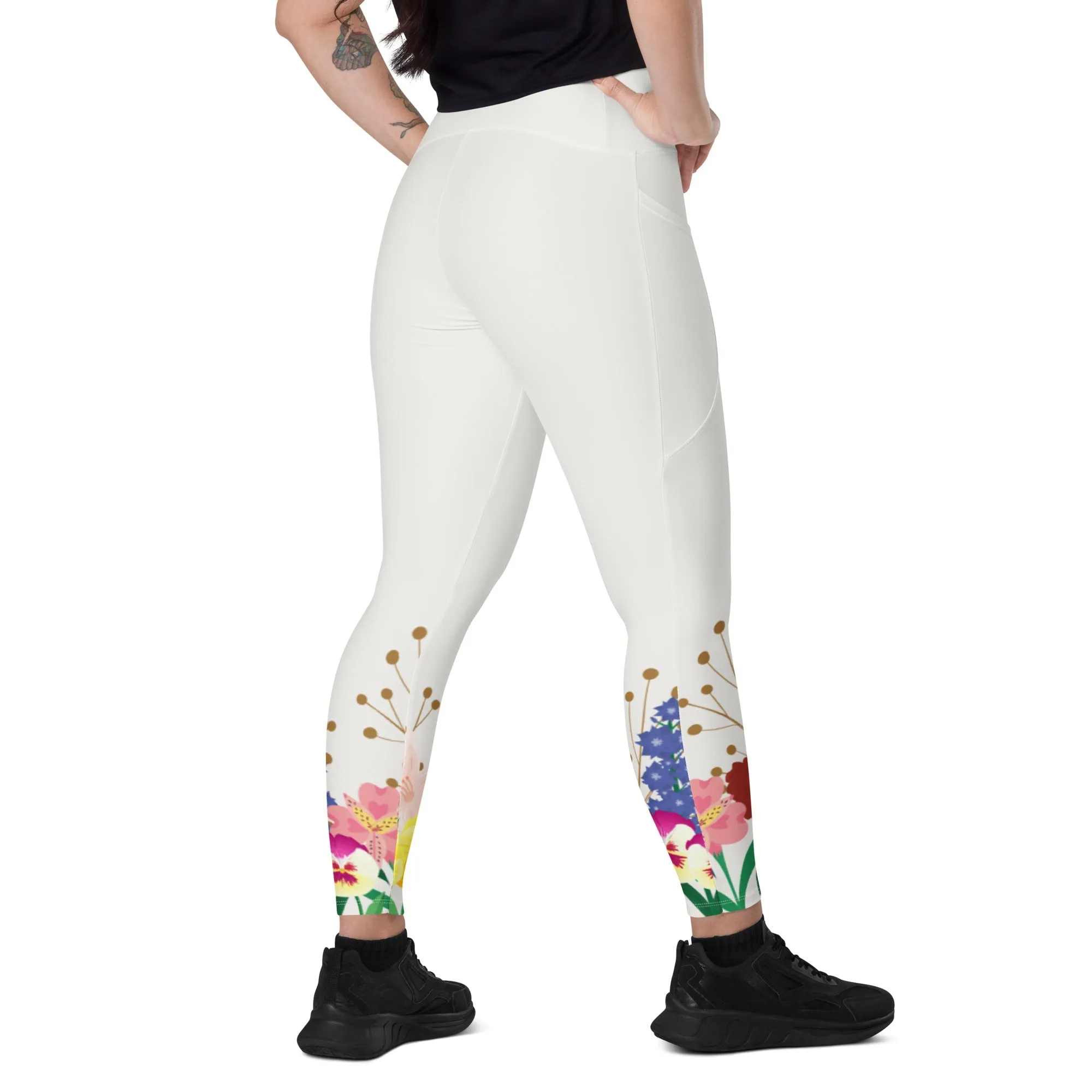 Wonderland Garden Leggings with pockets