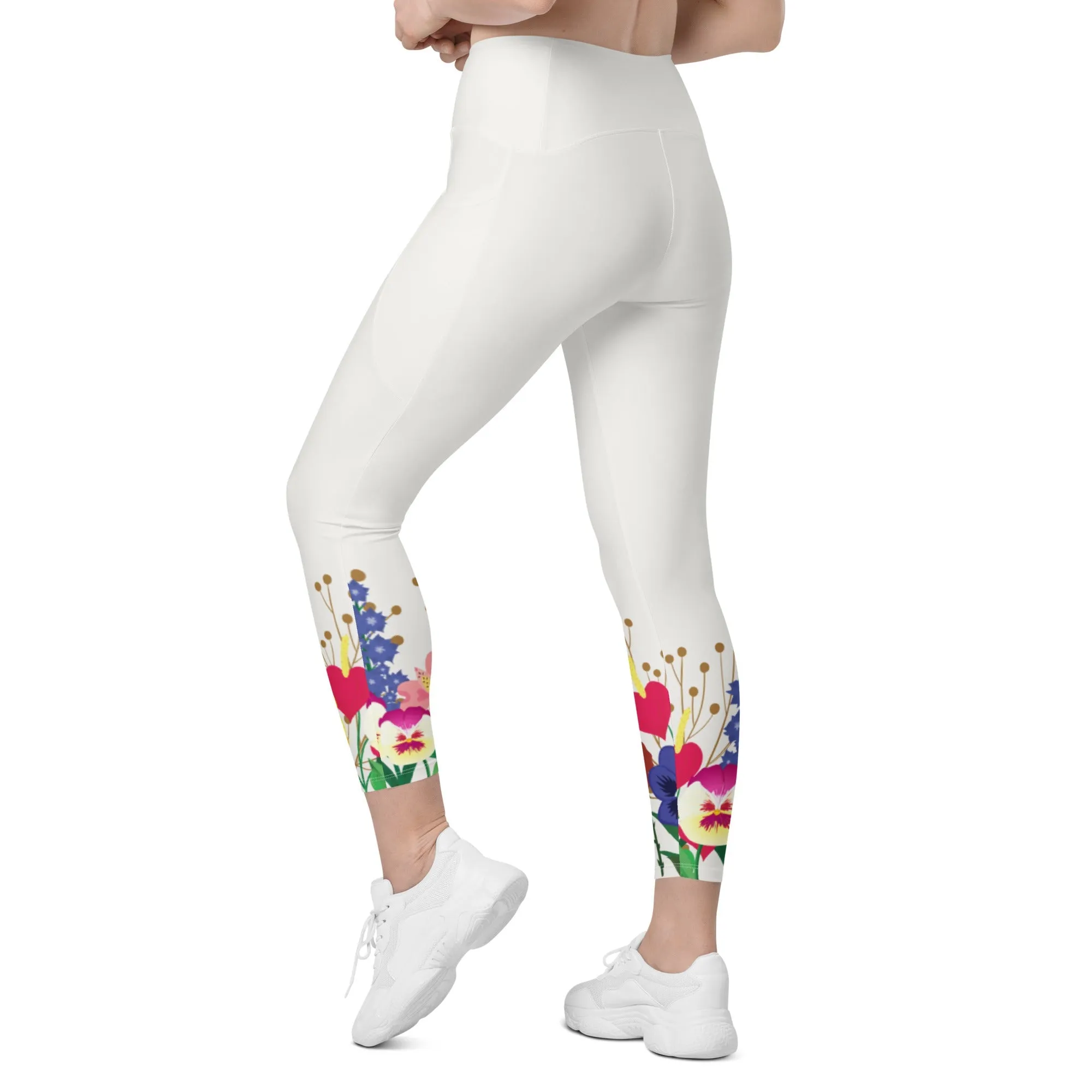 Wonderland Garden Leggings with pockets