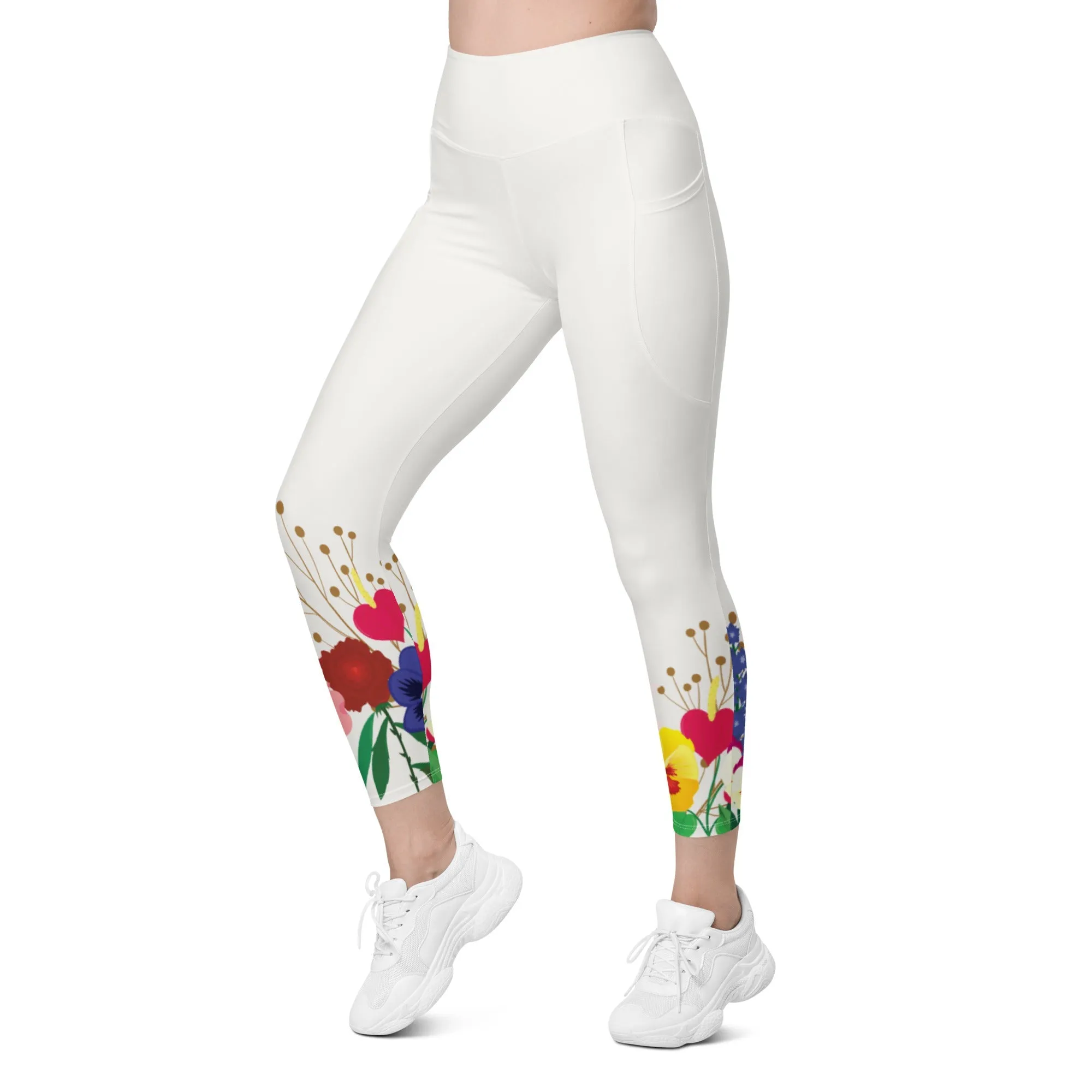 Wonderland Garden Leggings with pockets