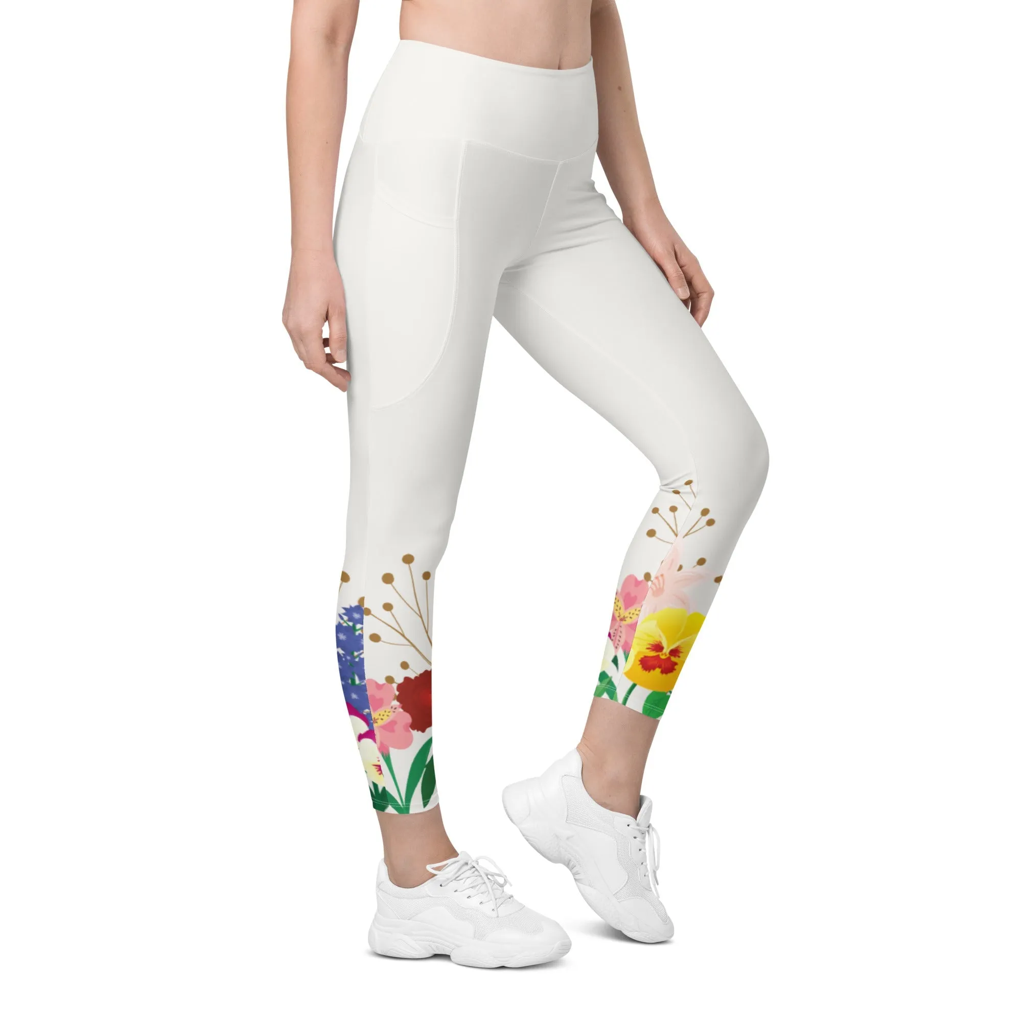 Wonderland Garden Leggings with pockets