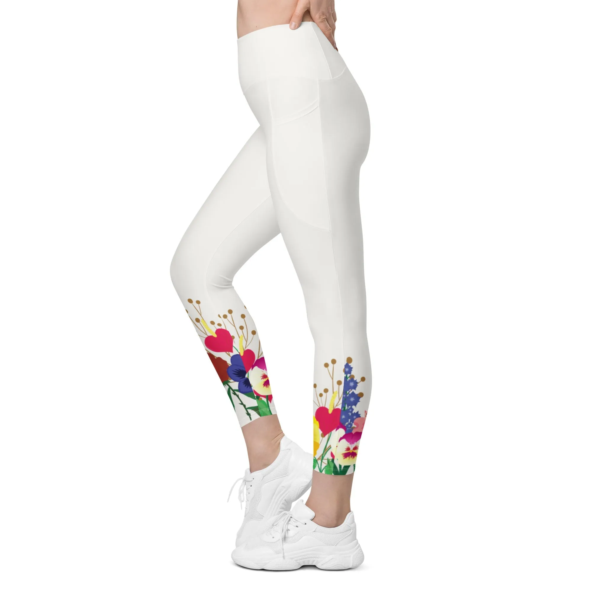 Wonderland Garden Leggings with pockets