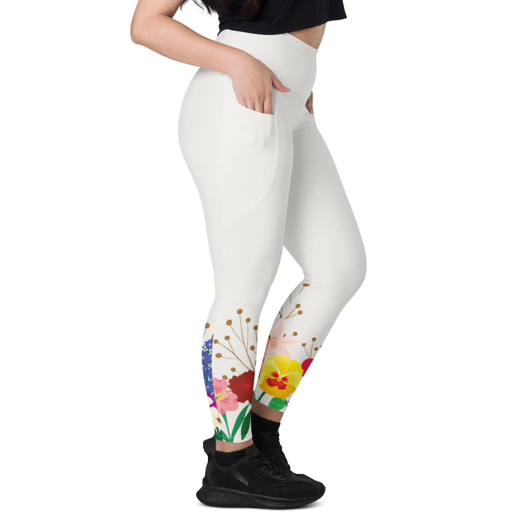 Wonderland Garden Leggings with pockets