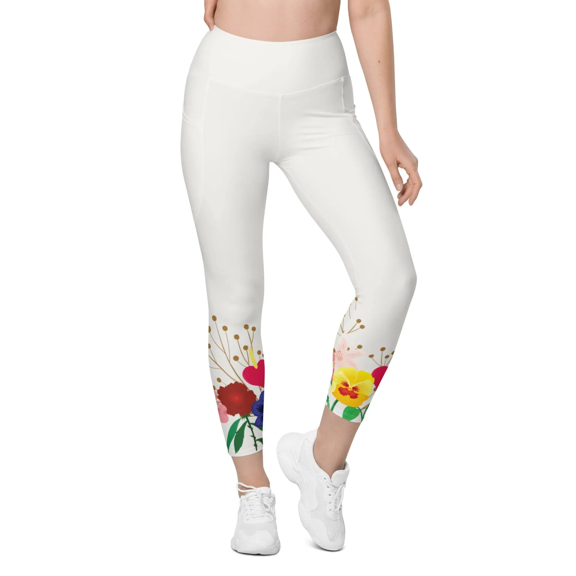 Wonderland Garden Leggings with pockets