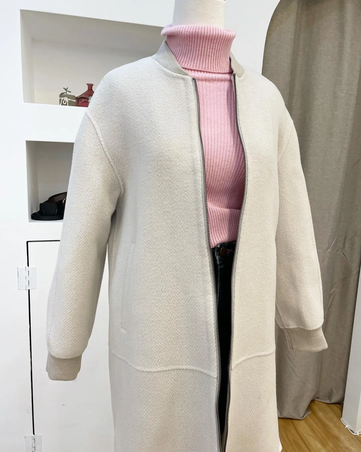 Wool casual coat